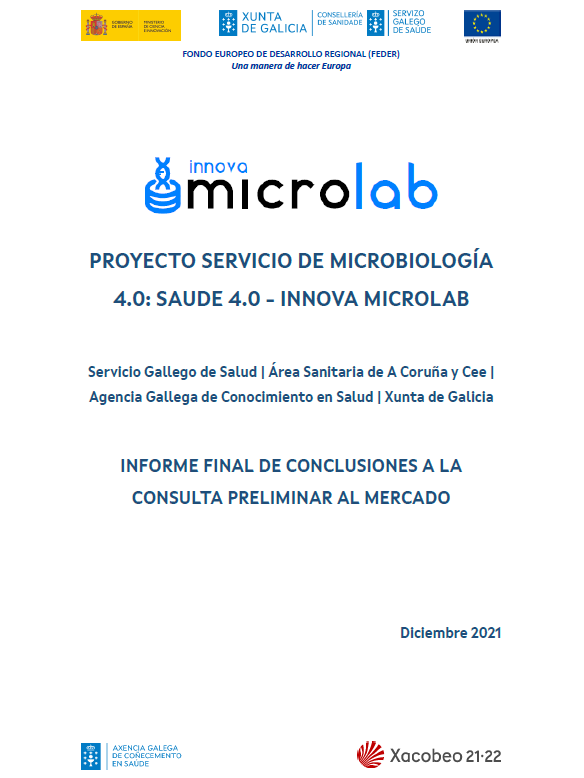 Publicado el informe de conclusiones de las CPM de Innova MicroLab en la Plataforma de Contratos Públicos de Galicia